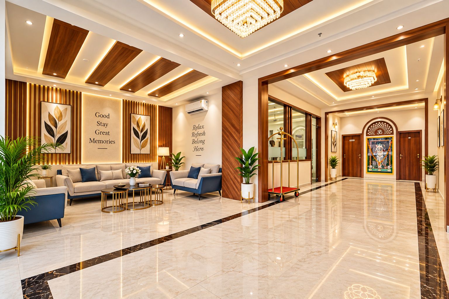 Lobby sitting area
