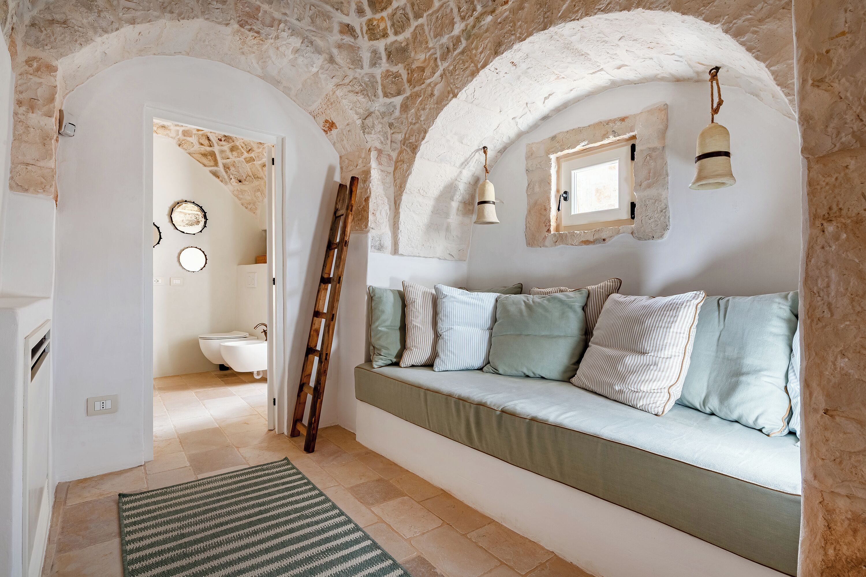 Family Villa, Multiple Bedrooms, Mountainside (Masseria Maranna Trulli & Spa) | Living area | 21-inch Smart TV with digital channels