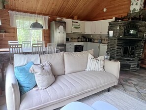 Smart-TV, Kamin, DVD-Player, Videothek