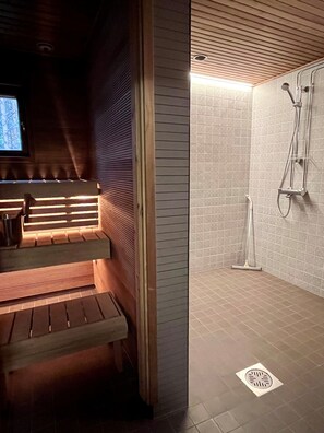 Sauna - Nallentupa - Spacious cottage in the beautiful landscape of Pyhätunturi (Pyhätunturi)