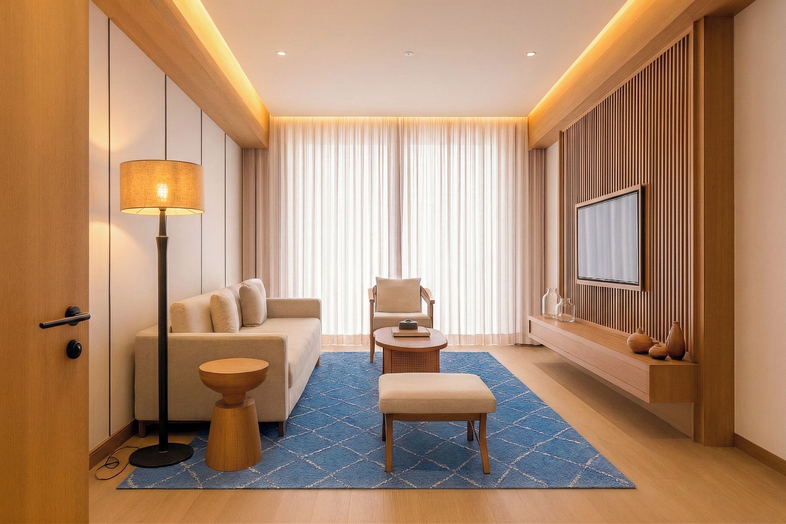 Junior Studio Suite, 1 King Bed, Non Smoking | Living area
