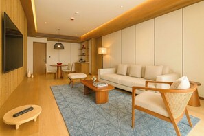 Junior Studio Suite, 1 King Bed, Non Smoking | Living area - Kaban Hotel & Casino Boracay (Boracay Island)