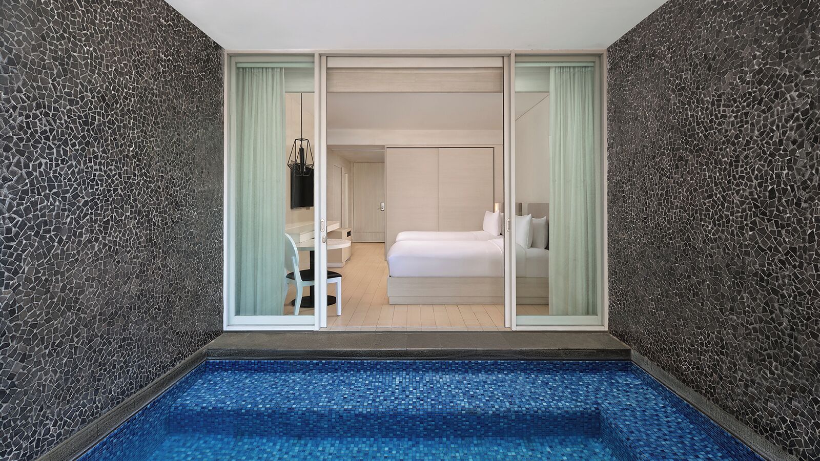 特級客房, 2 張單人床, 私人泳池 | 陽台景觀