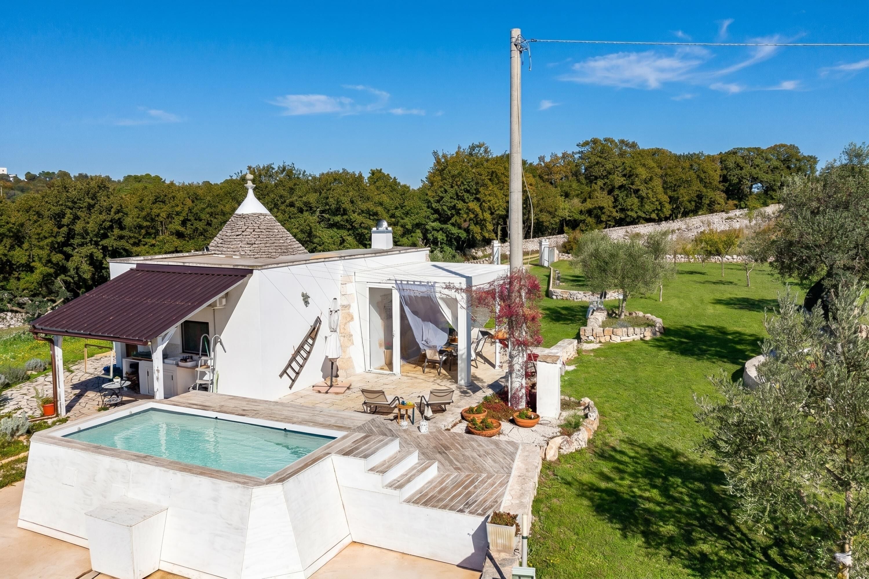 Family Villa, 1 Bedroom, Fireplace (Trullo ConoSolo With Pool) | Pool | Seasonal outdoor pool