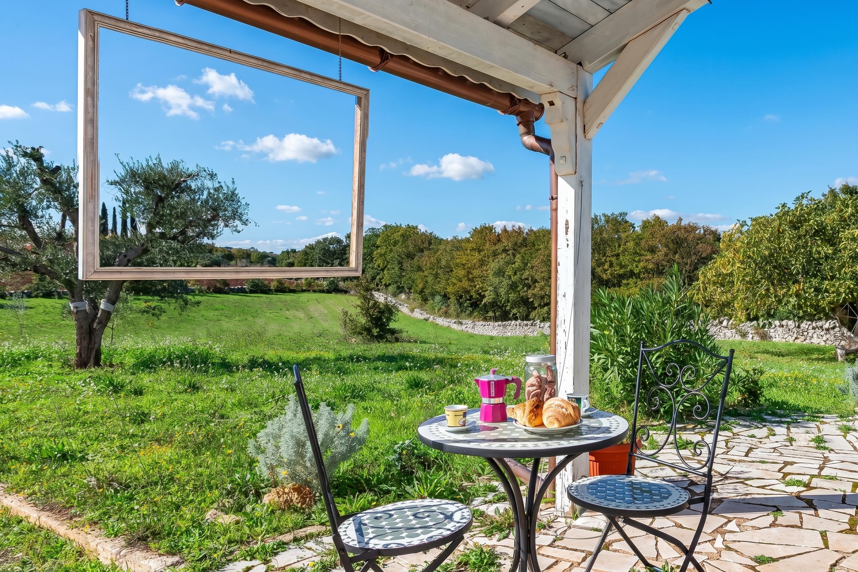 Family Villa, 1 Bedroom, Fireplace (Trullo ConoSolo With Pool) | Outdoor dining