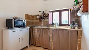 Biệt thự dành cho gia đình, nhiều phòng ngủ (Trullo ConoSolo With Pool) | Bếp riêng | Tủ lạnh, lò nướng, bếp nấu, dụng cụ pha cà phê/trà