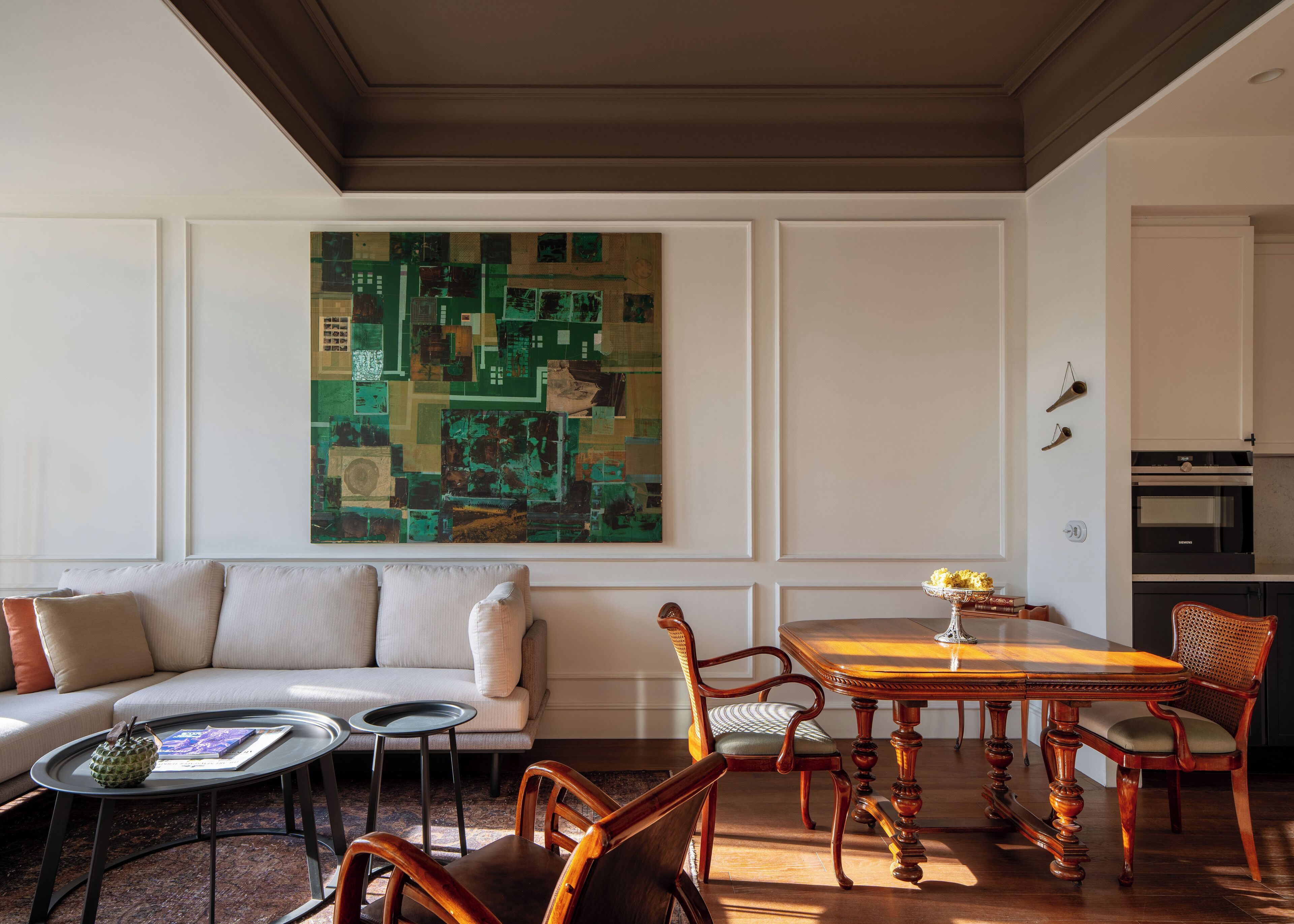 City-Suite, Nichtraucher, Küche | Wohnbereich