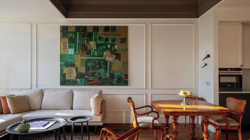 City-Suite, Nichtraucher, Küche | Wohnbereich