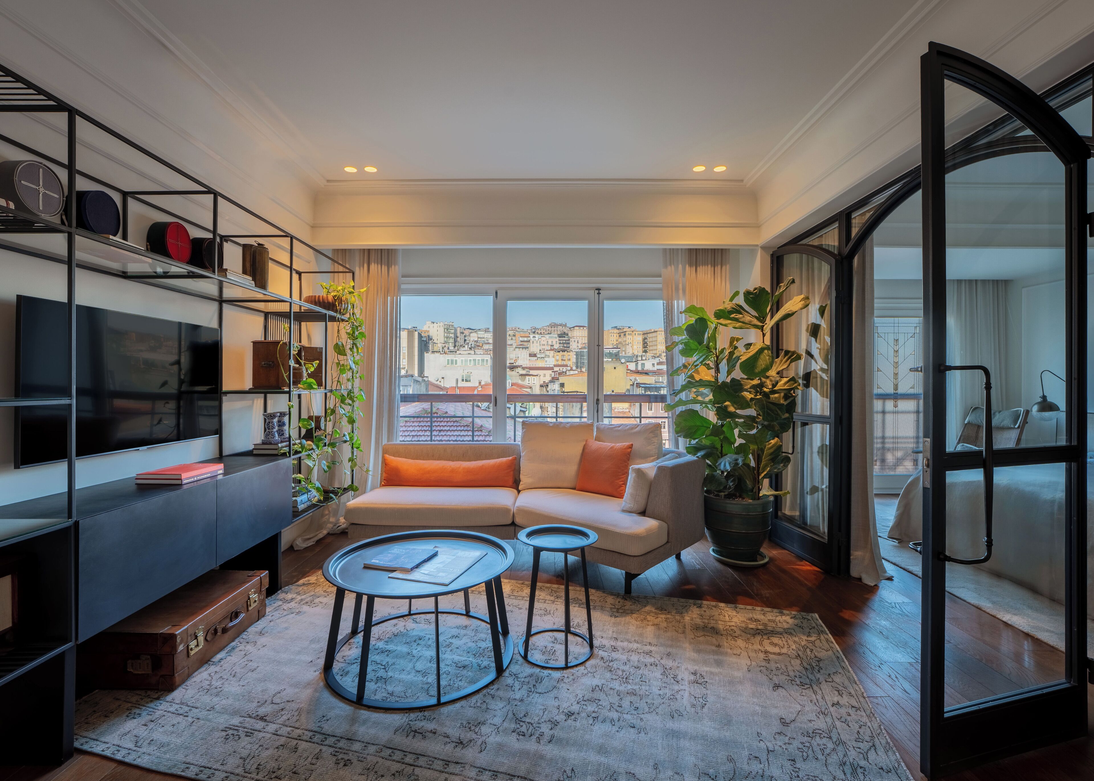 Romantische Suite, Stadtblick | Wohnbereich