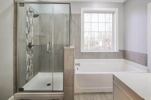 Shower - Faye Dr Mid-Term Rental for Pros (Greensboro)