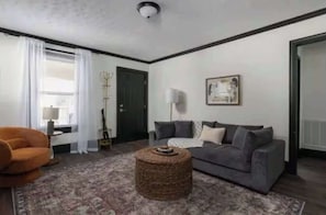 TV, offices - Modern 3BR Executive Suite – Steps from Old Salem & Downtown (Winston-Salem)