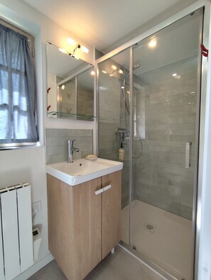 Hair dryer, towels, soap, toilet paper - Gite in Normandy (Bourneville-Sainte-Croix)