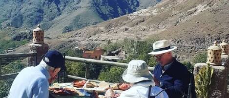 Opções para refeição ao ar livre