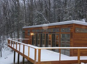 Exterior - Secluded Cabin Rental with Wood-Fired Dutchtub near Lost River, West Virginia (Lost River)