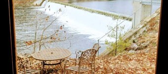 Modern Waterfront Yurt for a Romantic Getaway with a Hot Tub in the Monadnock Region, New Hampshire