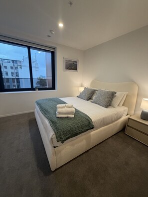 1 bedroom, iron/ironing board, WiFi, bed sheets - Freshly Built Apartment Near Te Kaha Stadium (Christchurch)