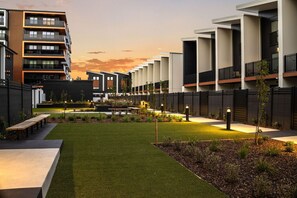 Property grounds - 1 Bedroom Apartment near Te Kaha Stadium (Christchurch)