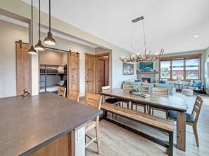 Dining - Springview Meadows: Lux Condo with Private Hot Tub, Near Trails & Winter Park (Fraser)