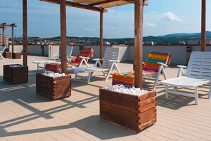 Terrace/patio - Apartment in San Vincezno near the sea (San Vincenzo)