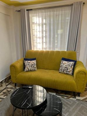 Apartment, 1 Bedroom, Accessible, Smoking | Living area - Sofwilkens Homes Mirema Drive (Nairobi)