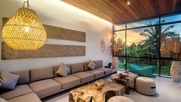 Family Villa, Patio, Pool View | Living room