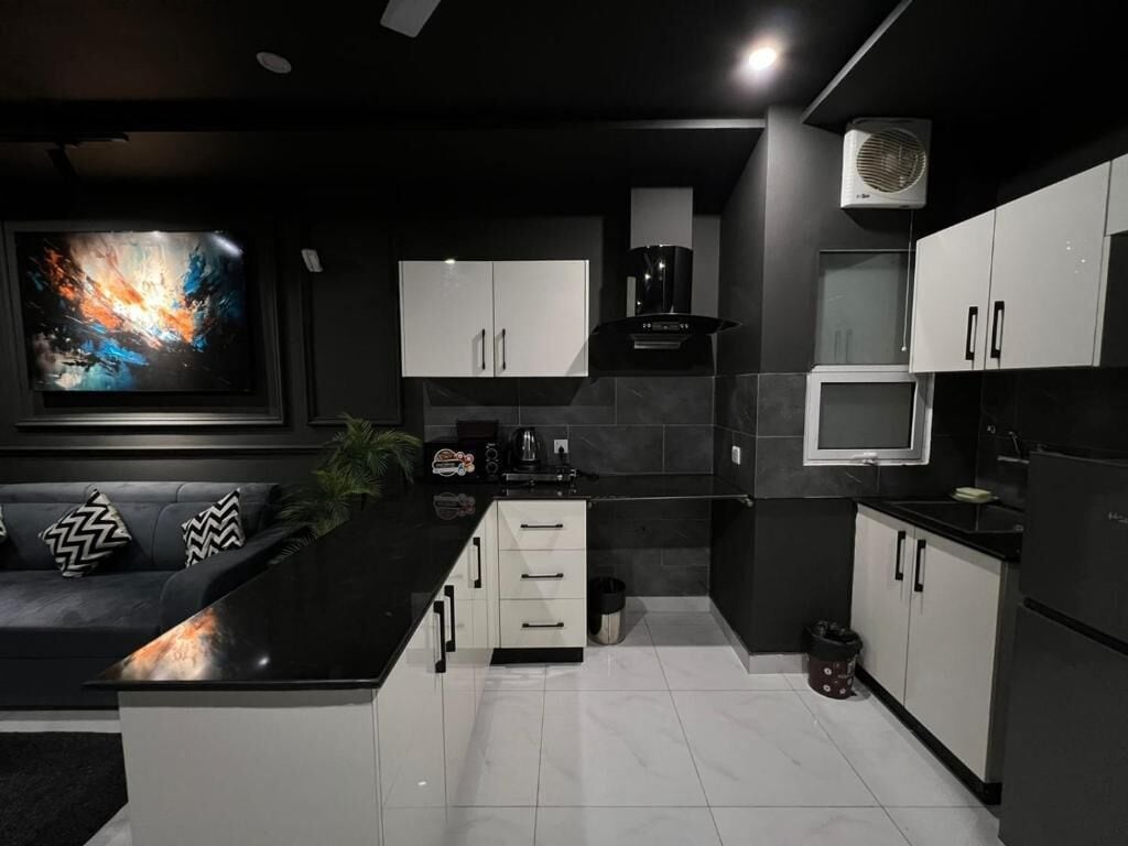 Apartemen Keluarga | Meja kerja, ruang kerja ramah laptop, dan Wi-Fi gratis