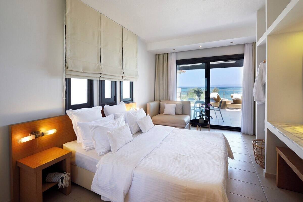 Juniorsvit - havsutsikt | Utsikt mot havet/stranden