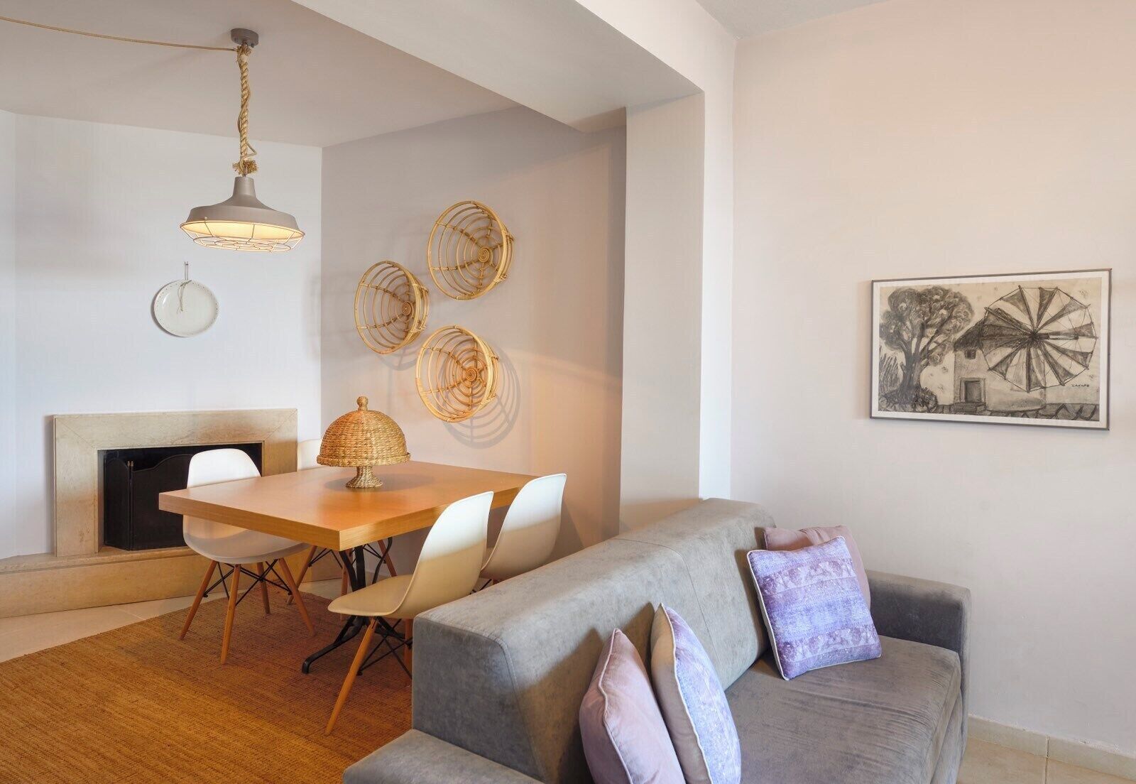 Apartamento luxo, 2 quartos, vista para o mar | Sala de jantar