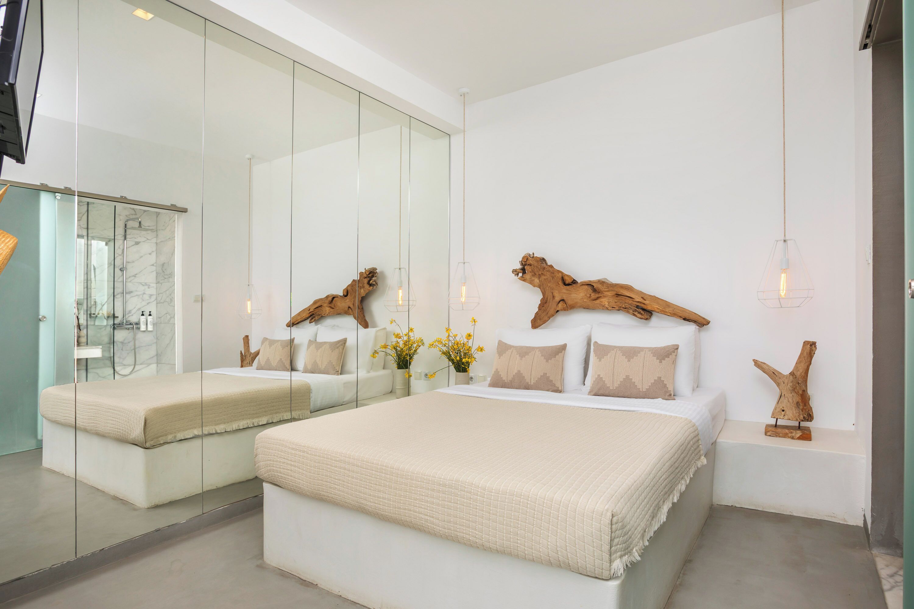 Chambre Double Deluxe, vue partielle sur la mer