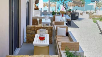 Familienzimmer, eingeschränkter Meerblick, Erdgeschoss | Blick vom Balkon
