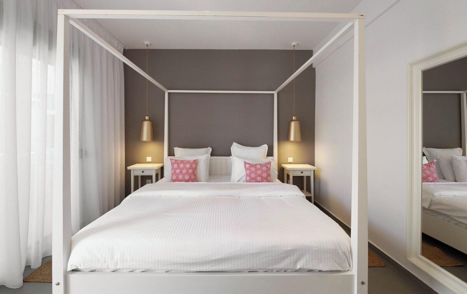 家庭房, 部分海景, 一层 | 免费婴儿床、免费 WiFi、床单