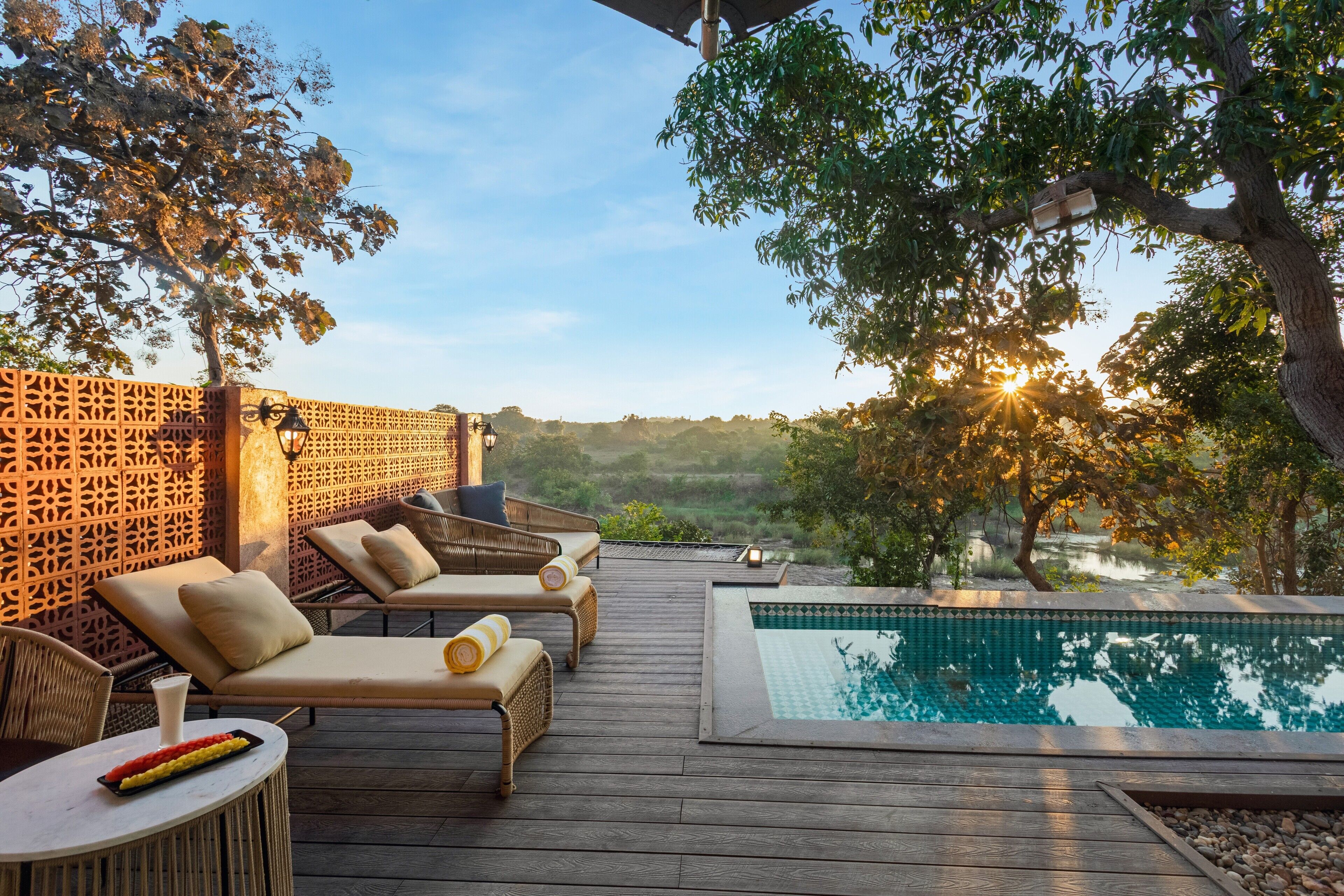 Junior Suite, 2 Bedrooms, Private Pool, River View | In-room safe, iron/ironing board, free WiFi, bed sheets