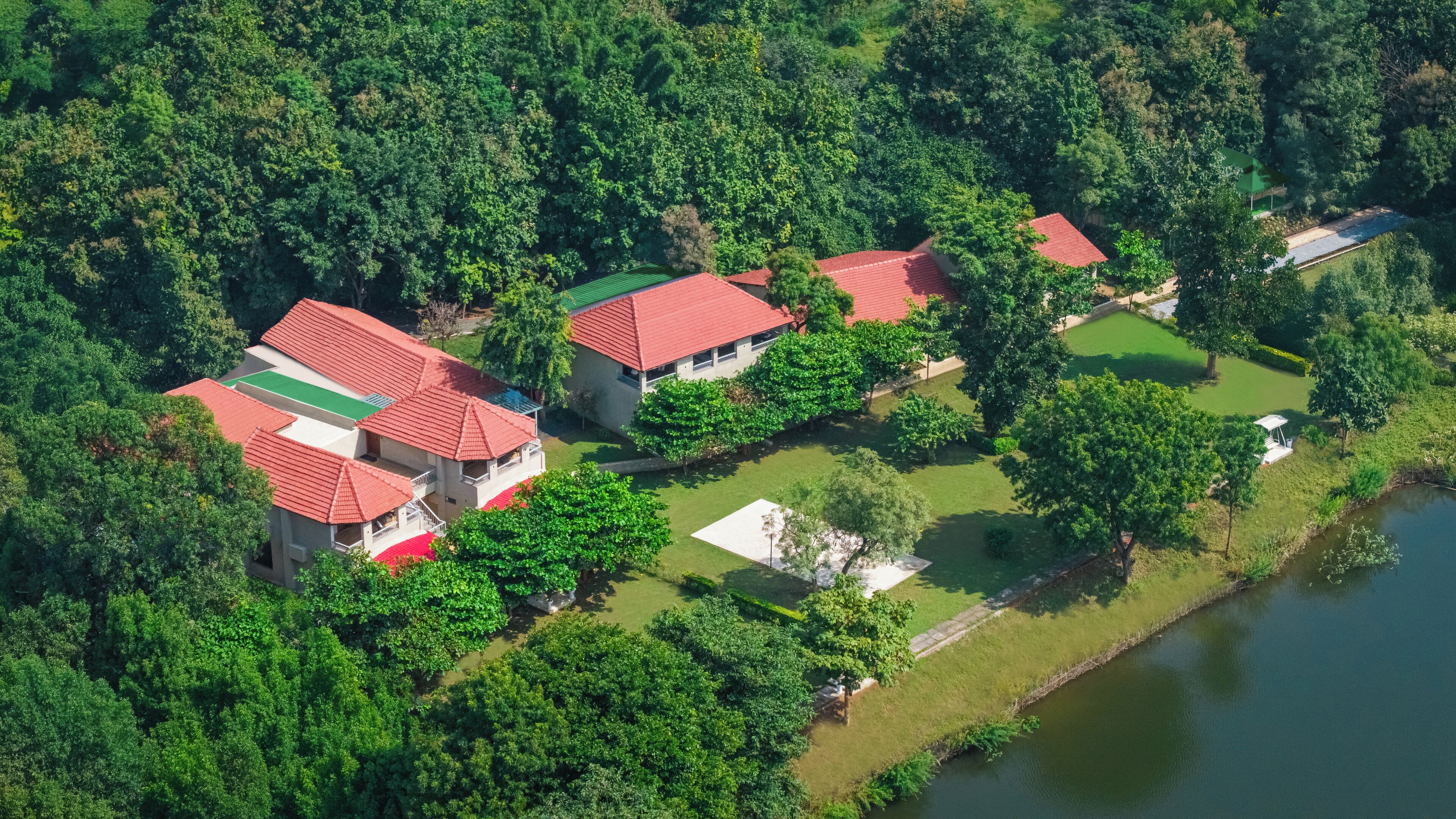 منظر من الجو على ارتفاع عالٍ