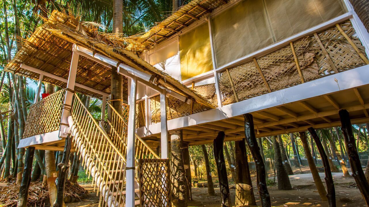 Ropa de cama de alta calidad, muebles diferentes y cortinas blackout 