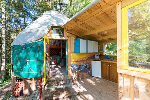 Kyrgyz Yurt in the Forest – Farm Stay