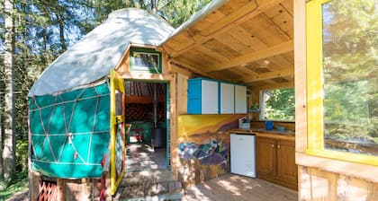 Kyrgyz Yurt in the Forest – Farm Stay