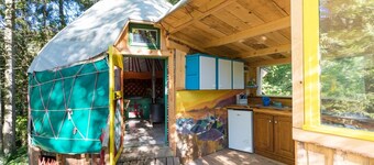 Kyrgyz Yurt in the Forest – Farm Stay