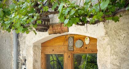 Gßte à la ferme avec vue sur les montagnes, animaux et dégustation de vin bio