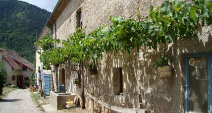 Gßte à la ferme avec vue sur les montagnes, animaux et dégustation de vin bio