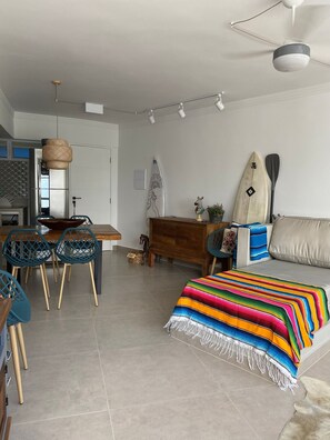Family Apartment | Living area - Condomínio Praias do Guarujá - Praia do Tombo - SP (Guarujá)
