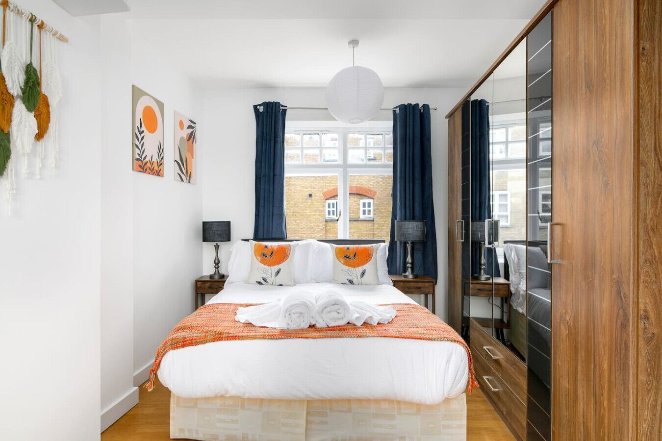 Desk, iron/ironing board, travel cot, free WiFi