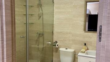 Towels, soap, toilet paper