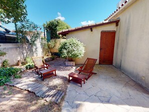 Terrace/patio - Bright house for 6 with pool near Sète (Vic-la-Gardiole)