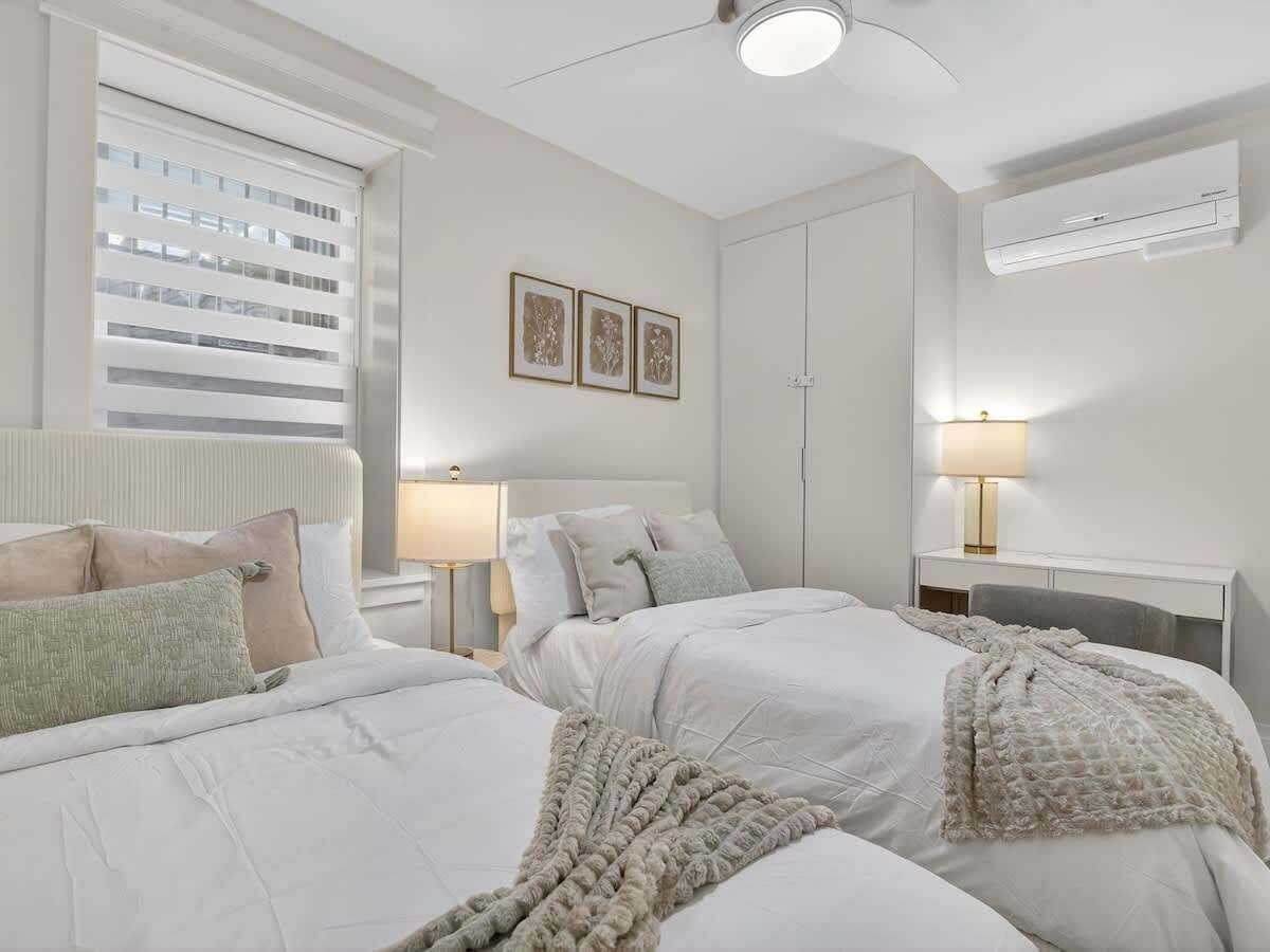 4 bedrooms, iron/ironing board, travel crib, WiFi