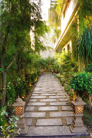 Entrada de la propiedad