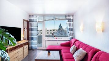 TV, DVD player, table tennis, stereo