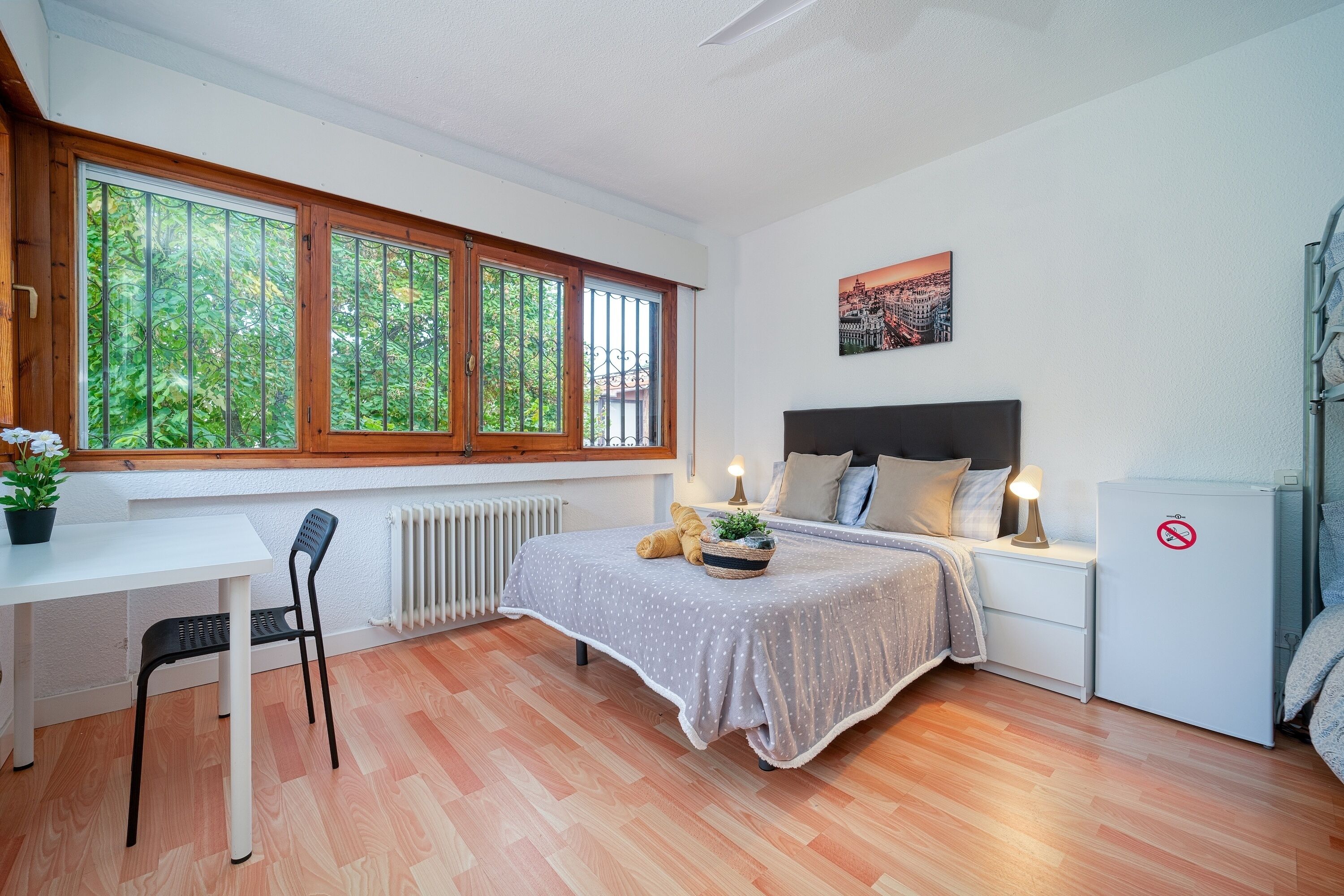 Habitación familiar, balcón, vistas al jardín