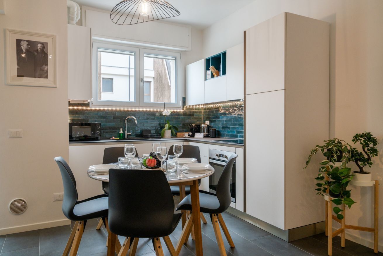 Fridge, microwave, dishwasher