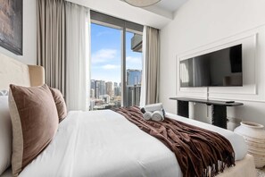 Apartment - Stayshort - Luxury 1 Bedroom Apartment in Dubai Marina Sleeps 4 (Dubai)