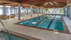 Indoor pool, a heated pool - Berkeley Marina Views + On-site Dining. Pool. Gym. (Berkeley)